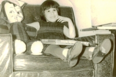 Julia Bronx in Plastic Chair 1965