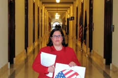Julia U.S. Congress delivering petition for PR